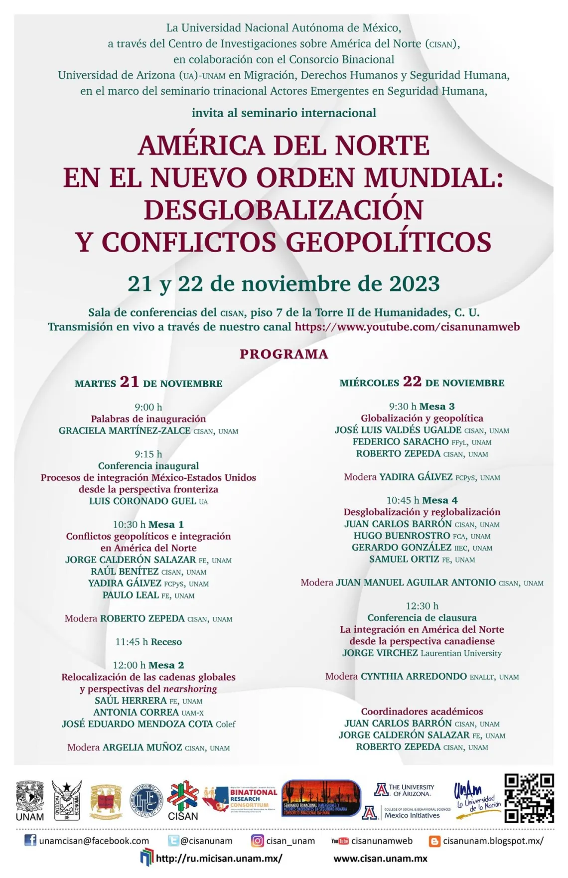 Seminario Internacional CISAN-UNAM