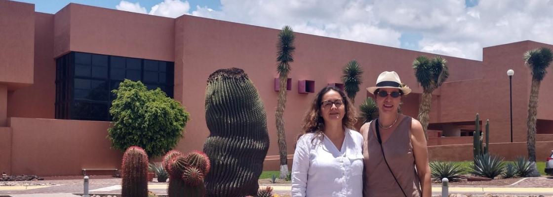 UA English Professor Cristina Ramirez visits El Colegio de San Luis